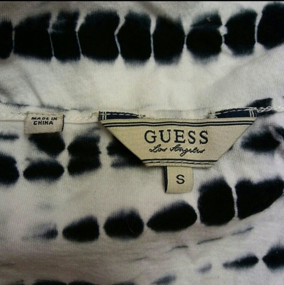 Guess Boho Knit Sleeveless Tie-dye Blouse, S - Picture 5 of 5